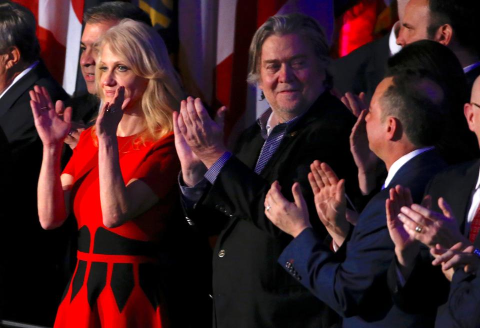 reince priebus steve bannon kellyanne conway