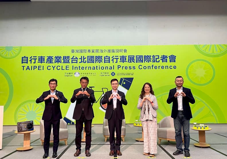 明年將舉辦台北國際自行車展，產業預計專注在永續商機。王昱翔攝