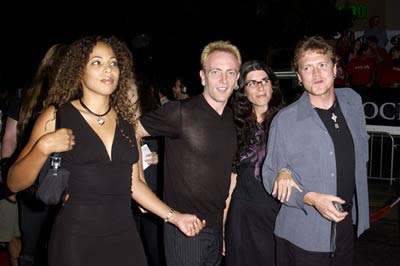 Phil Collen and Rick Allen of Def Leppard at the Westwood premiere of Warner Brothers' Rock Star