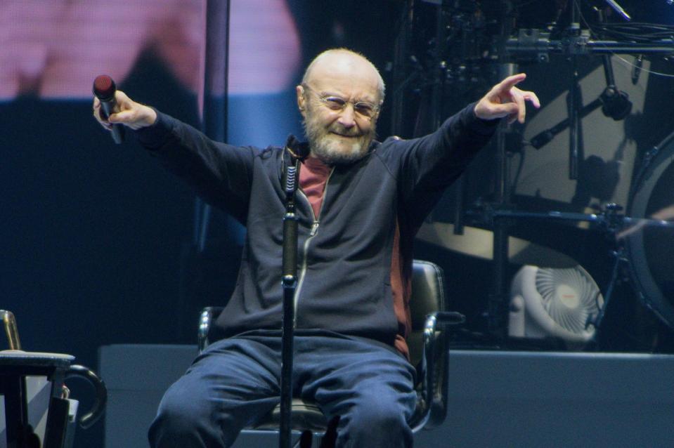 Collins on stage with Genesis in 2021 (Getty Images)