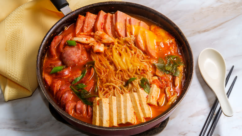 Budae-jjigae or army base stew