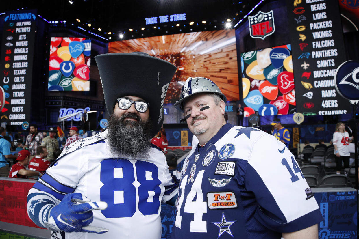 Cowboys fans can gloat, the numbers say they're the best. (Getty)