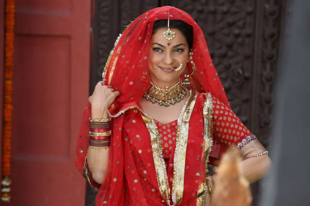 Juhi's 'Gulab Gang' role was a surprise for her fans,as she played the villain in the film.
