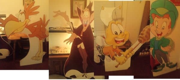 We always wonder about life-sized characters -- do people actually use these as decorations? We guess if you're <a href="http://www.generalmills.com/Brands/Cereals/Monsters.aspx">Count Chocula</a>'s biggest fan, you might want to check these out.  http://rockford.craigslist.org/for/3292243147.html