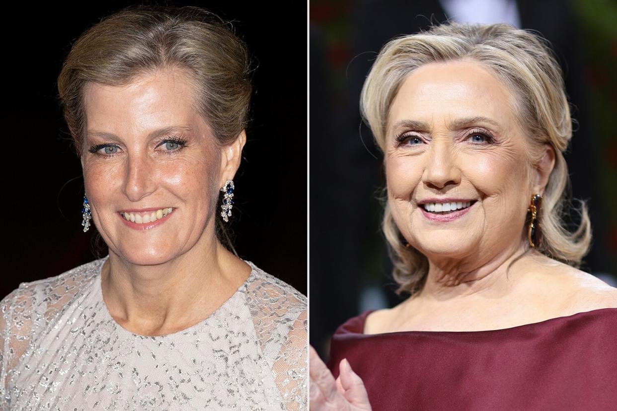 Sophie, Countess of Wessex and Hillary Clinton