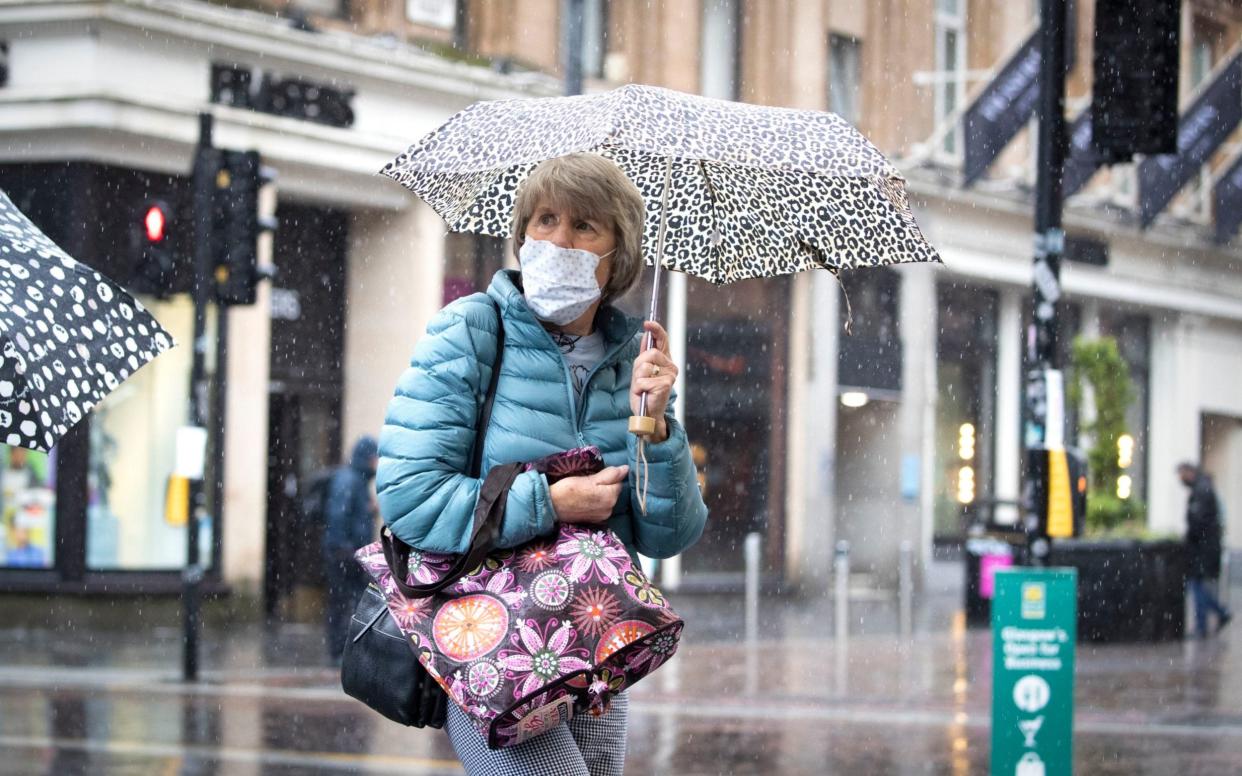 Members of the public in Glasgow city centre - PA