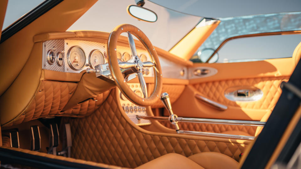 A Chanel handbag would be right at home in this Spyker C8 entry. - Credit: Photo: Courtesy of the Las Vegas Concours d’Elegance.