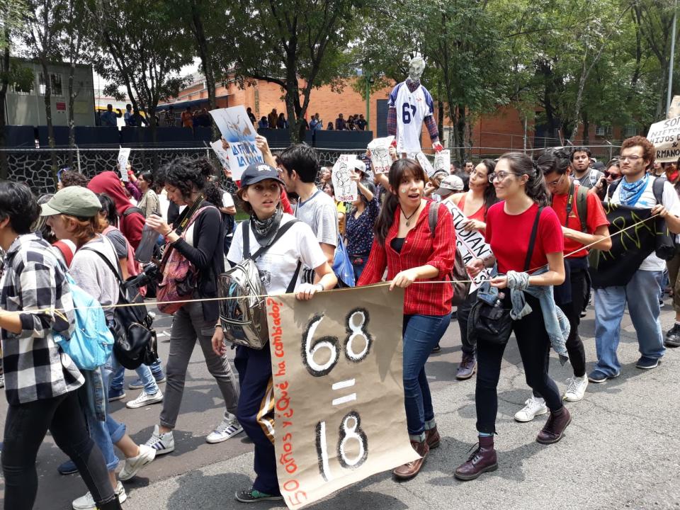 FOTOS | La megamarcha contra la violencia en la UNAM