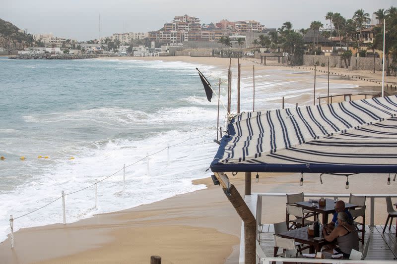 Hurricane Norma barrels towards Baja California peninsula, in Cabo San Lucas