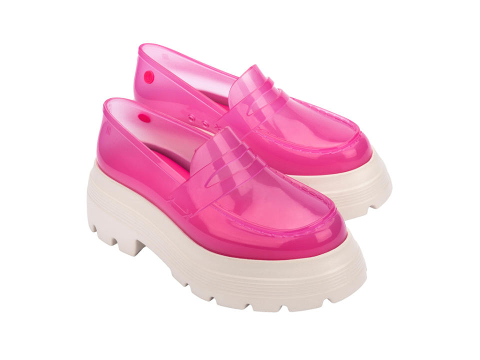 melissa, undercover, melissa x undercover, pvc, loafers, slides, platform, platform loafers, platform slides, vegan