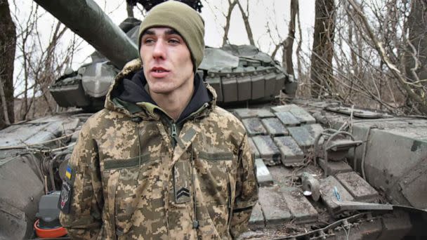 PHOTO: Ukrainian tank commander Ihor Levchenko. (ABC)