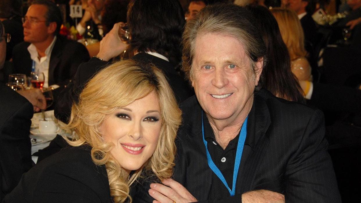 Carnie Wilson with dad Brian Wilson