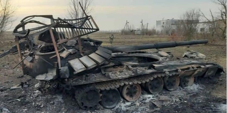 Destroyed Russian equipment