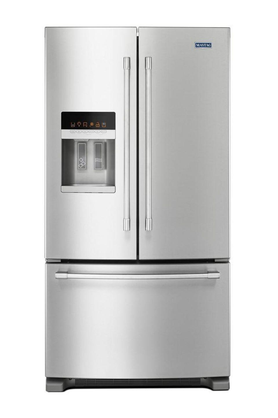 2) Maytag Wide French Door Refrigerator