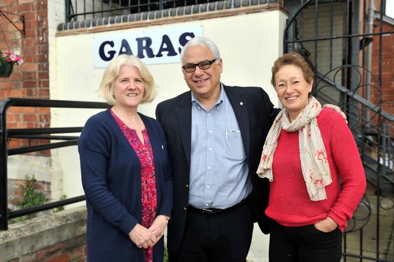 A picture in 2019. Adele Owen on the left with Michael Zorek and trustee of GARAS Sue Oppenheimer. Michael visited Gloucester from New York to talk on behalf of GARAS as part of their 20 year celebrations. He talked about his father Werner Zorek who was brought to Gloucester at the start of World War II as part of the Kindertransport