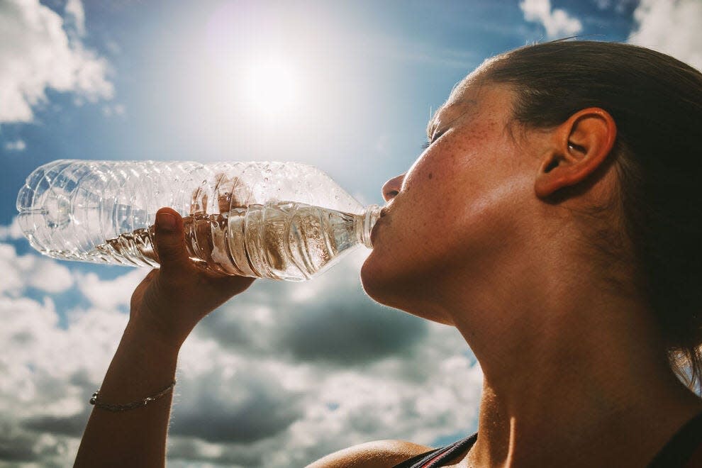 Drink water. Dehydration can impair cognitive function.