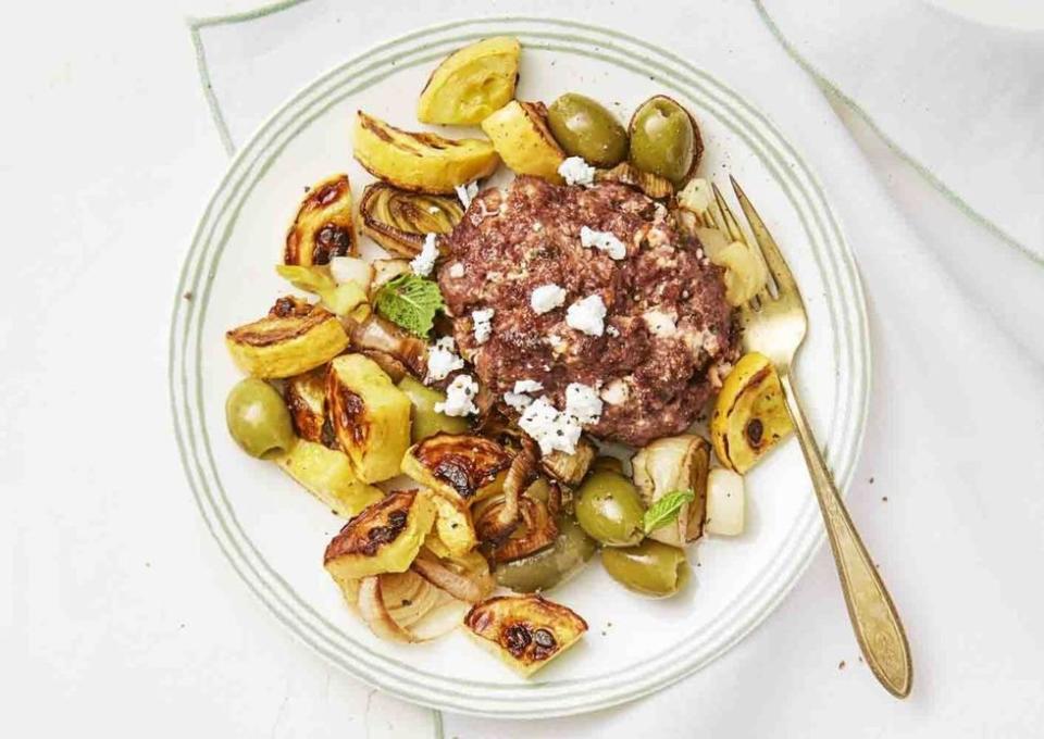 Mint and Feta Mini Meatloaf