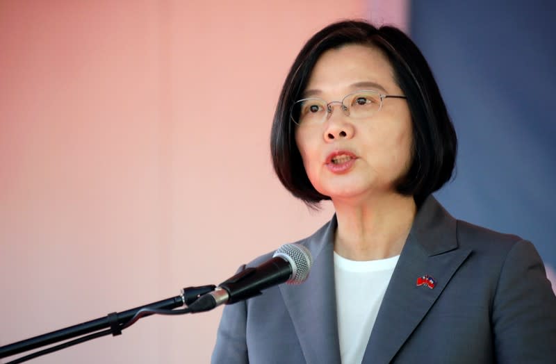 Taiwan's President Tsai Ing-wen visits Haiti