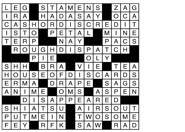 USA TODAY Network newspaper crossword, sudoku puzzle answers today