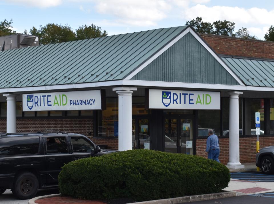 A customer enters a Rite Aid store on Cooper Landing Road in Cherry Hill. The site is not among those identified to be sold or closed by the pharmacy operator.