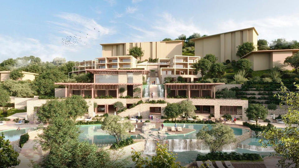 A rendering of the Waldorf Astoria coming to Costa Rica