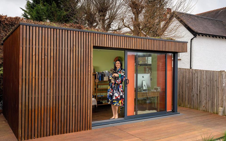 Ogden in her garden room: ‘It’s the best thing I could have done’ - Andrew Crowley