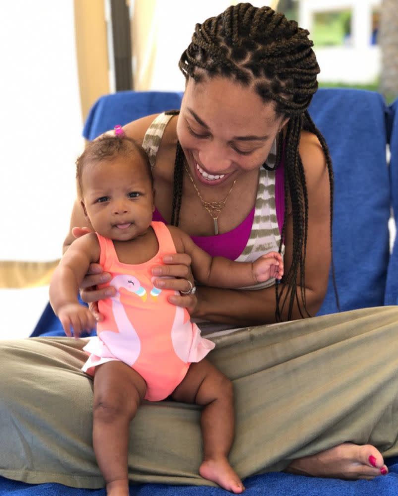 Allyson Felix with daughter, Camryn | Allyson Felix/Instagram