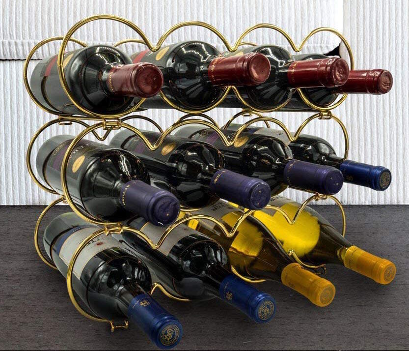 Sorbus 3-Tier Stackable Wine Rack (Photo: Amazon)