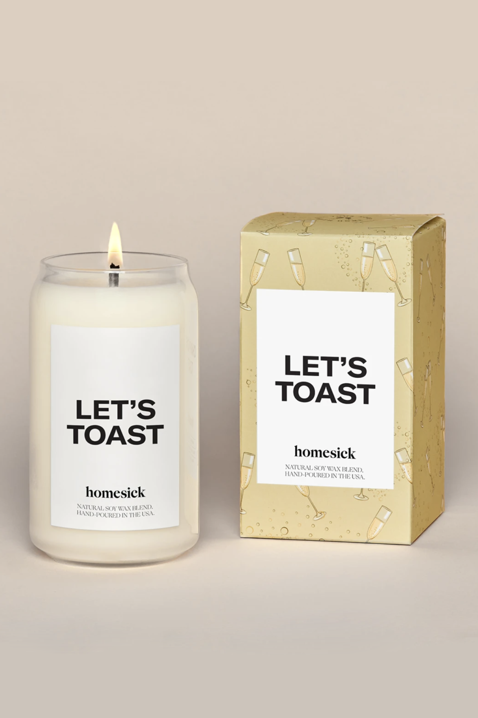 3) Let’s Toast Candle