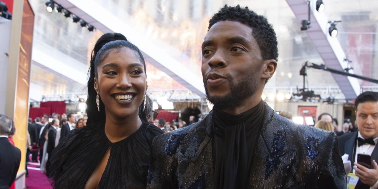 taylor simone ledward, chadwick boseman