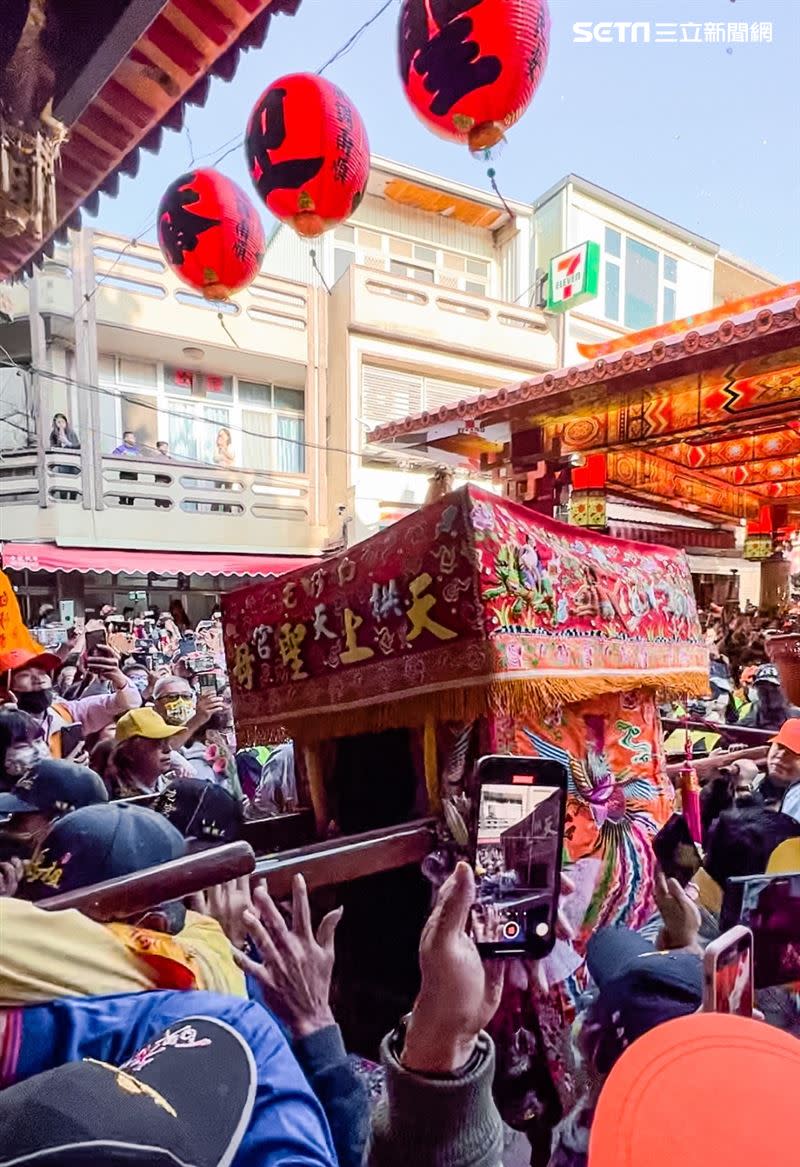 白沙屯媽祖回鑾。（圖／記者鄭尹翔攝影）