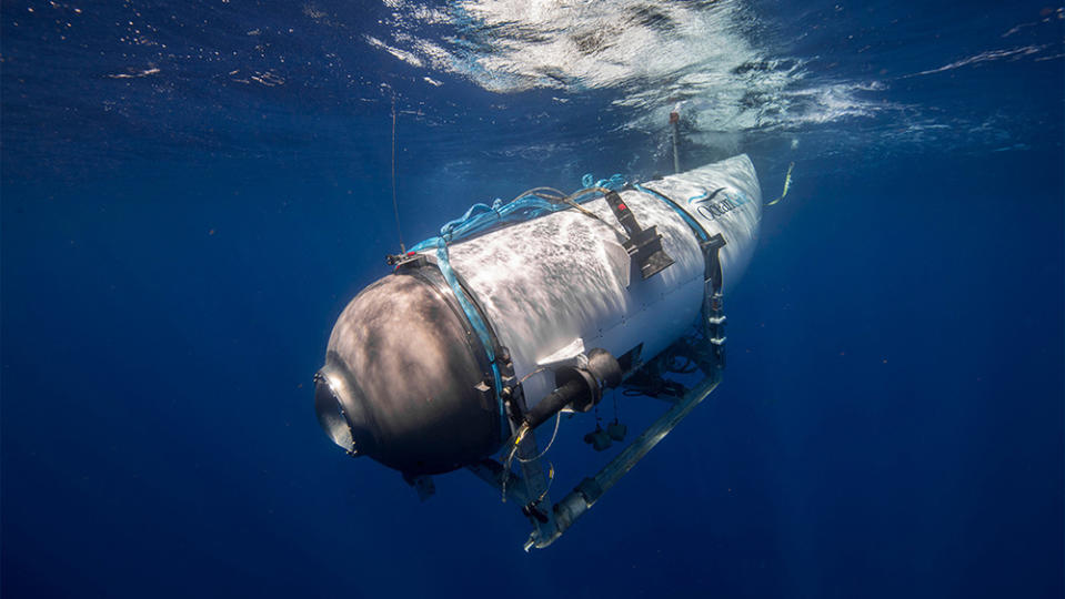 The “Titan” submersible is capable of diving to 13,123 feet. - Credit: OceanGate Expeditions
