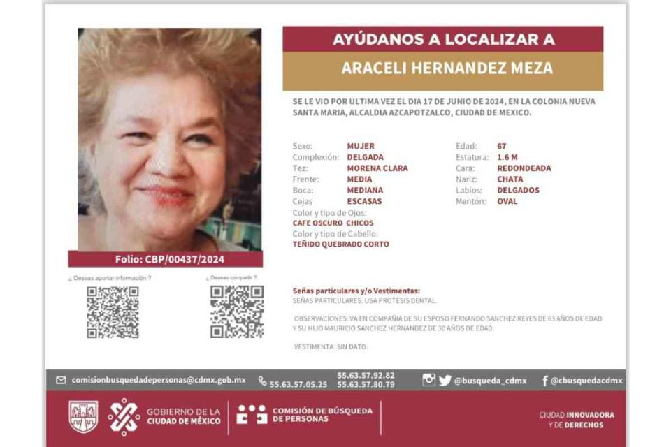 familia desaparecida azcapotzalco araceli