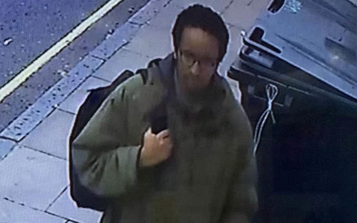 A man believed to be Ali Harbi Ali was caught on CCTV before Sir David's death - Sky News