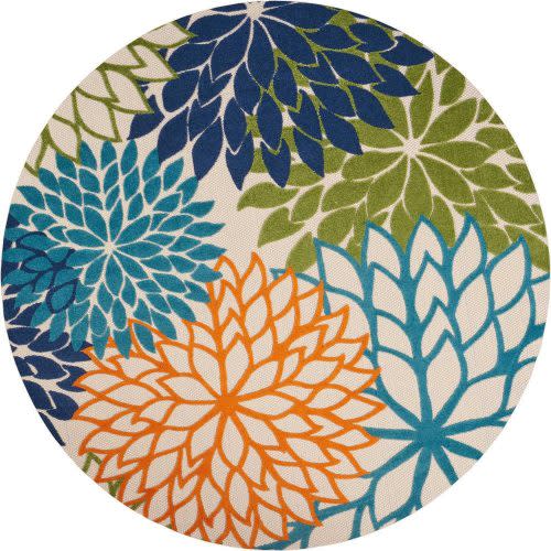 Nourison Aloha Round Outdoor Rug, best outdoor rugs