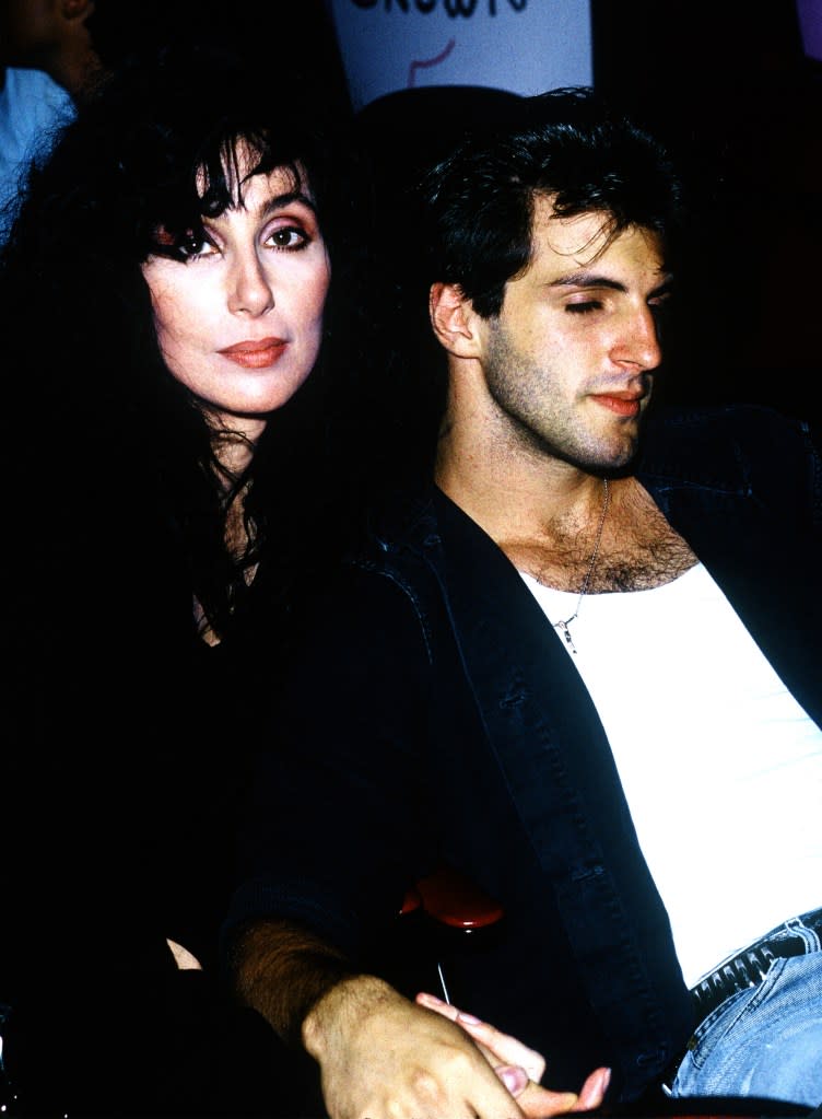 Cher dated actor Rob Camilletti, 18 years her junior, from 1986 to 1989. MediaPunch/Shutterstock