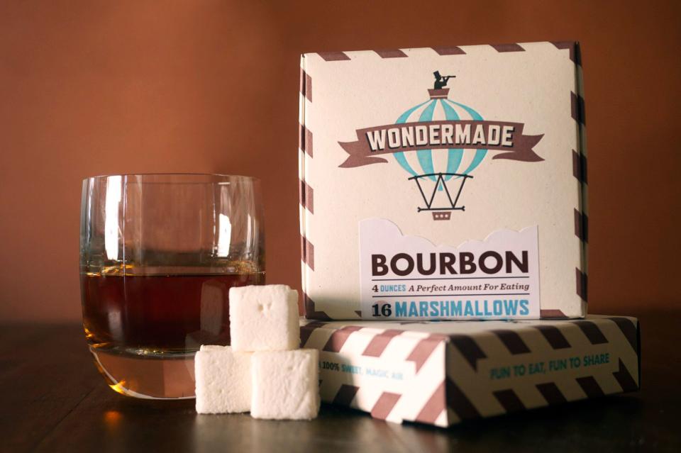 Yes, we said bourbon and marshmallows in the same sentence.  <br> <a href="http://www.wondermade.com/products/bourbon" target="_blank">Bourbon Marshmallows</a>, Wondermade, $7.95 for a box of 16