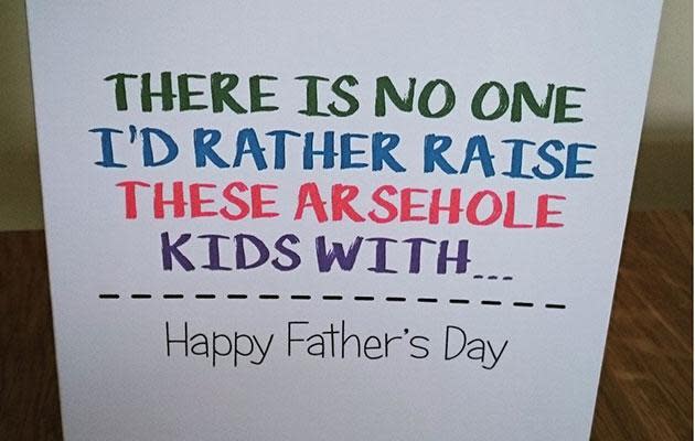 Best Father's day card ever?!