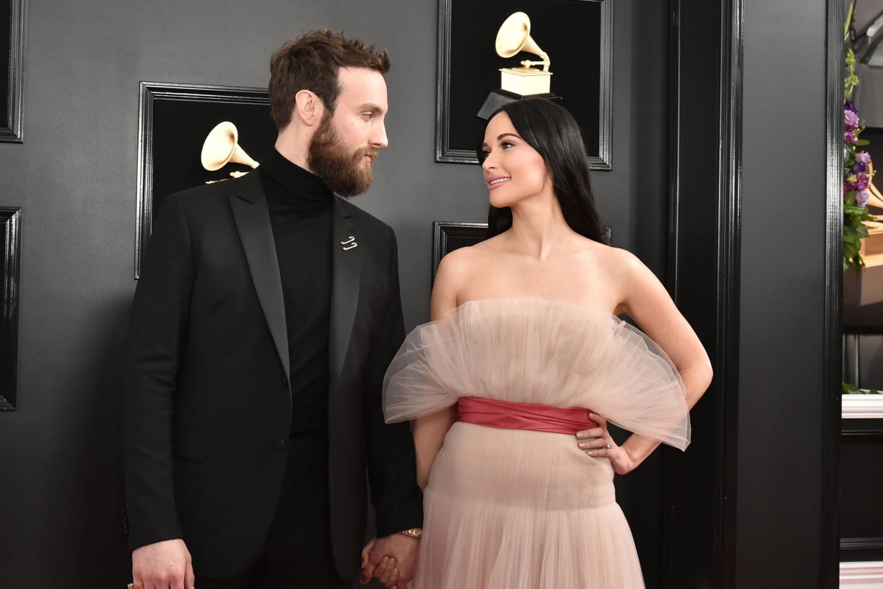 Ruston Kelly and Kacey Musgraves attend the 61st Annual Grammy Awards at Staples Center on February 10, 2019 in Los Angeles, California.