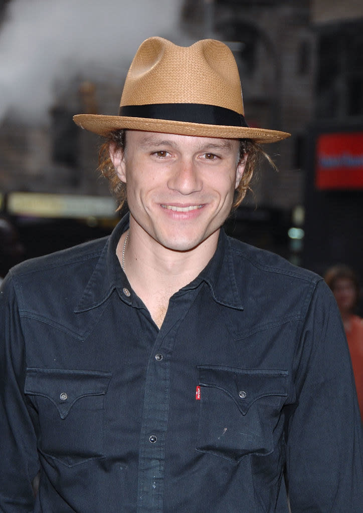 Heath Ledger on the red carpet