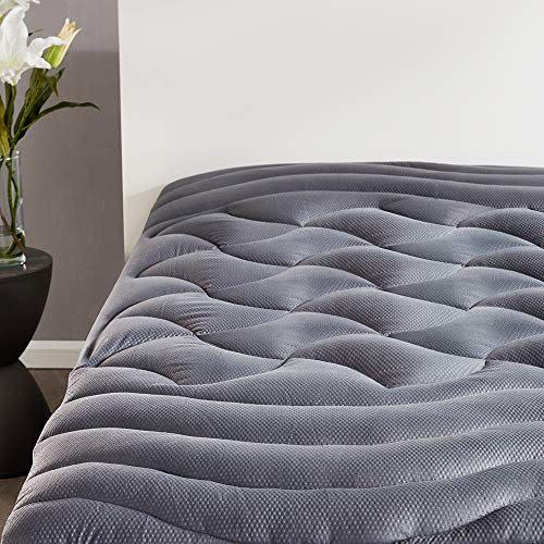 6) Cooling Quilted Mattress Topper