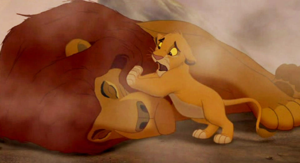 Disney character deaths, like that of Mufasa in <em>The Lion King</em>, can be an opportunity to discuss death with children. (Photo: Walt Disney Pictures)