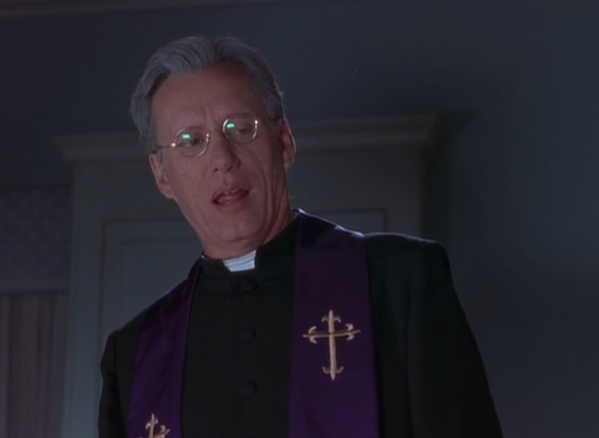 A closeup of James in a scene from "Scary Movie 2"