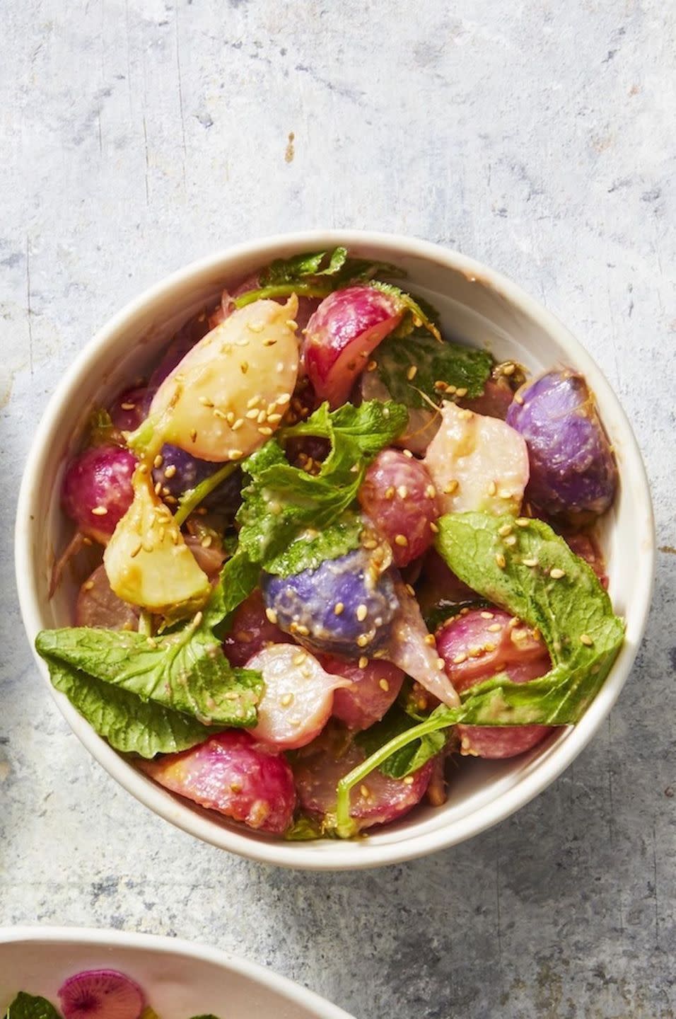 Miso-Glazed Radishes