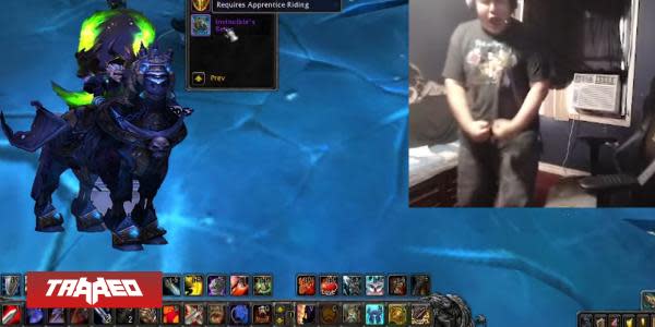 Streamer de World of Warcraft explota de emoción al encontrar montura que buscó durante cuatro años