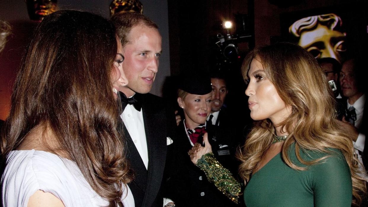 the duke and duchess of cambridge attend bafta brits to watch event