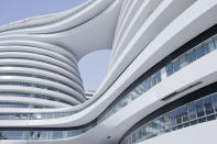 <b>Beijing, Galaxy Soho </b><br> Another view of the extraordinary building. <br> Designed by Zaha Hadid