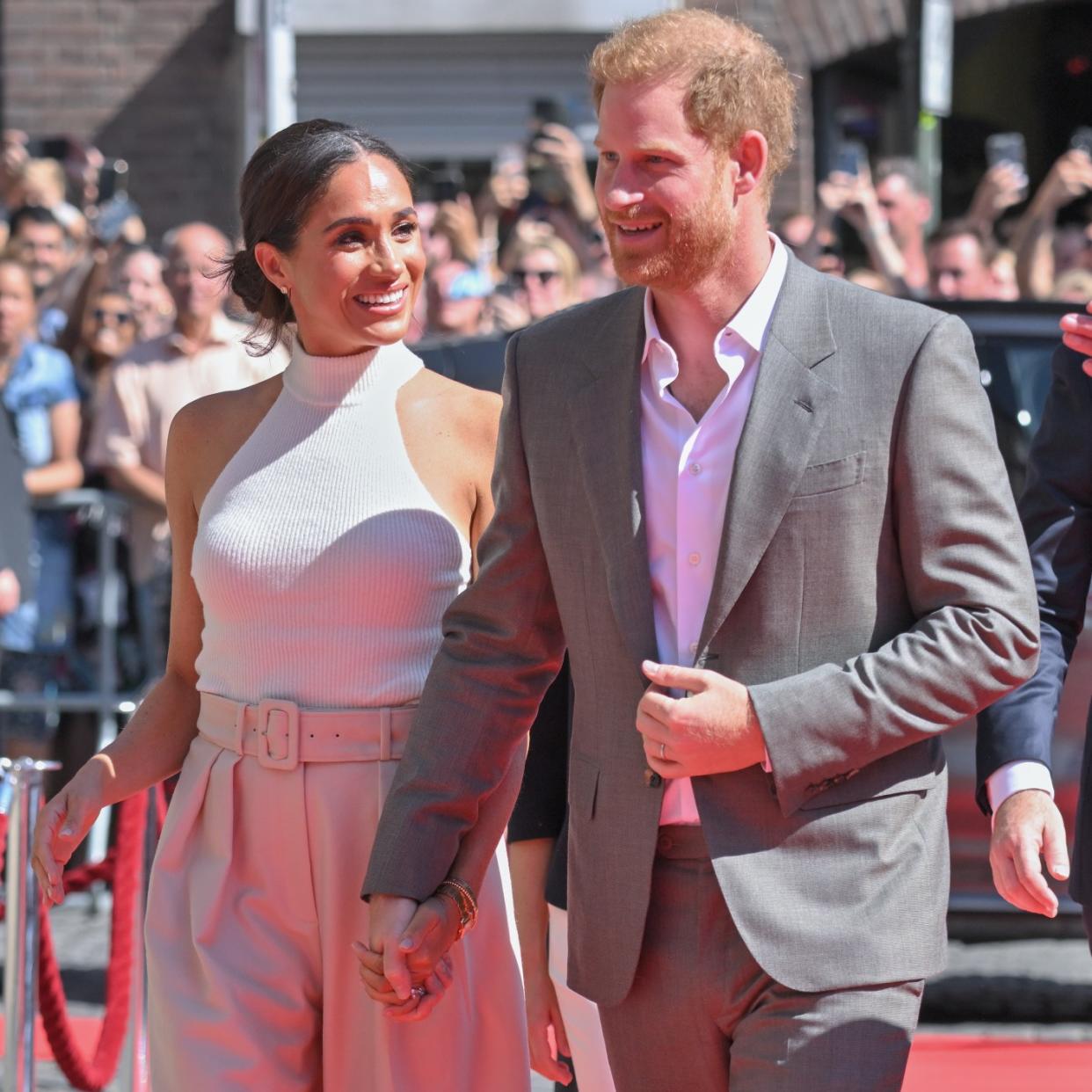  Prince Harry and Meghan Markle at the Invictus Games kickoff. 