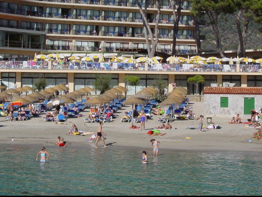 High risk? A beach resort in Mallorca (Simon Calder)