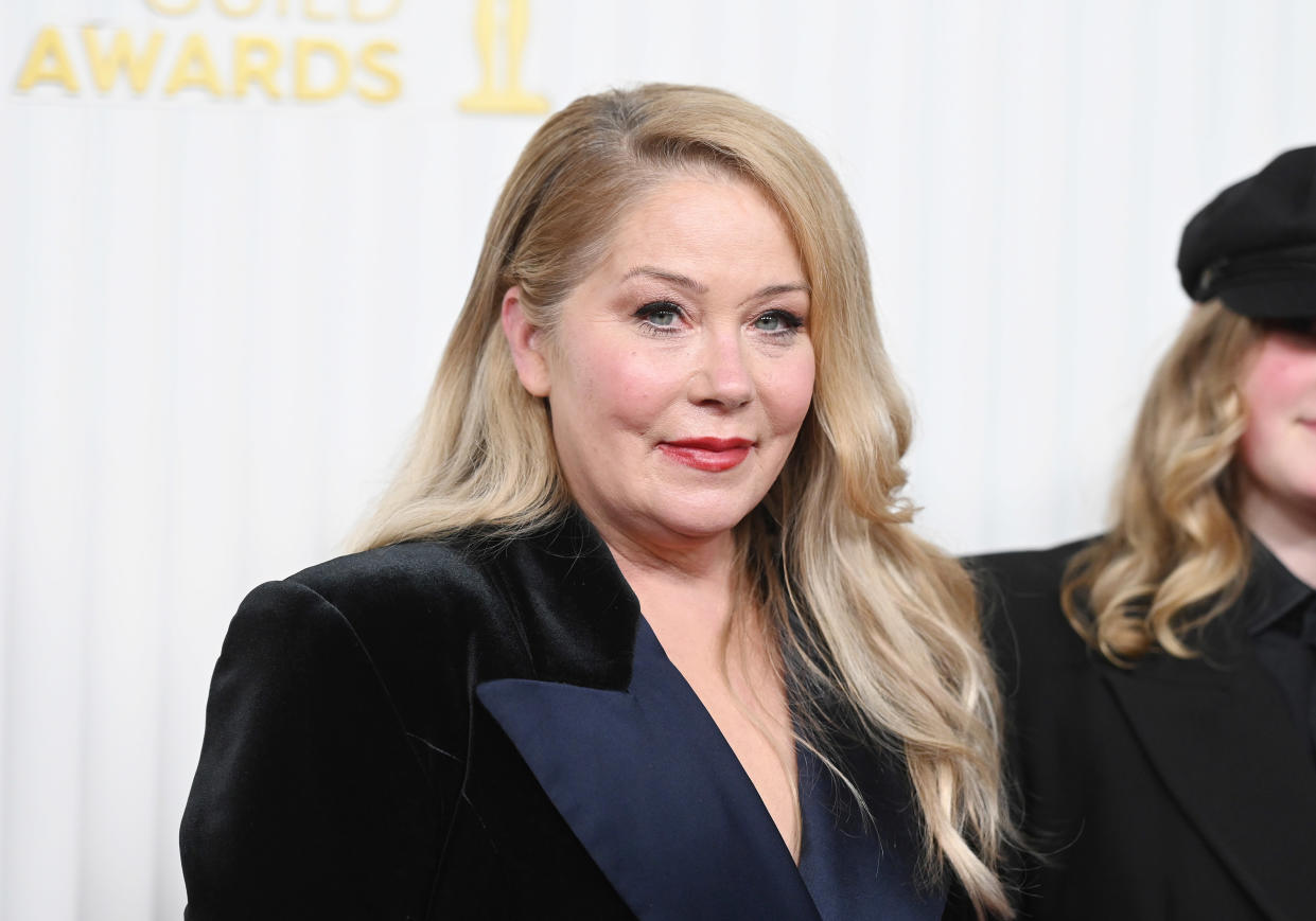 Christina Applegate at the 29th Annual Screen Actors Guild Awards in 2023 in Los Angeles.